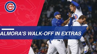 Almora gives Cubs walk-off win in postseason clincher