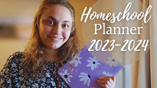 HOMESCHOOL PLANNER 2023-2024 || Happy Planner Flip Through!
