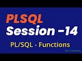 Oracle PL/SQL Tutorial Day -14 ✅ Stored Functions in Oracle PLSQL✅ PL/SQL Interview Questions