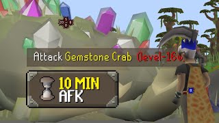 New Afk Combat Training Method Gemstone Crab