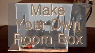 Tutorial: Basic Miniature Room Box using Cardboard [CC]