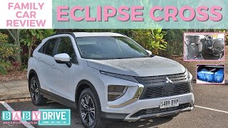Family car review: Mitsubishi Eclipse Cross 2021 more legroom for child seats & space for strollers!