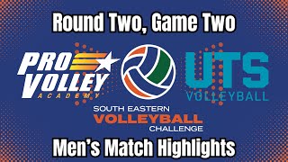 Men's South Eastern Volleyball Challenge Round Two - GAME 2 ProVolley Vs UTS -  HIGHLIGHTS