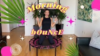 Rebounder Morning Routine | Quick Bounce Routine | Low Impact Trampoline Bounce