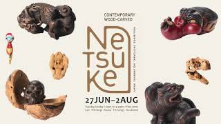 Netsuke Contemporary Wood-Carved Exhibition by Japan Foundation from 27 June-2 August in Auckland