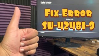 How To Fix PS4 Error SU-42481-9 - PS4 System Software Update 9.00