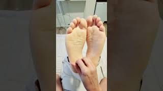 ASRM tickled feet. Guy male foot massage.