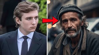 Homeless Man Asks Barron Trump for $1—His Response Will Leave You Speechless! | MrSix