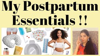 My Postpartum Essentials !!