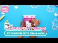 DIY Planters with Chalk Alive | Hello Kitty Crafts