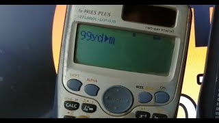 how to convert yards to meters in casio fx991es plus calculator