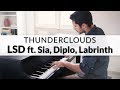 LSD - Thunderclouds feat. Sia, Diplo, Labrinth | Piano Cover