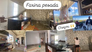 Faxina pesada na cozinha e ￼lavanderia finalmente ele chegou.