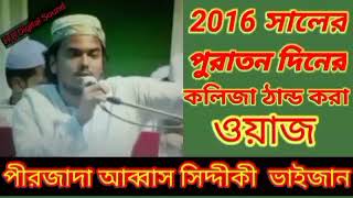 2016- সালের পুরনো দিনের ওয়াজ কলিজা ঠান্ডা পীরজাদা আব্বাস সিদ্দিকী ভাইজান