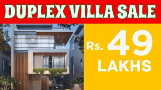 Duplex villa sale 49 lakhs | Duplex villa sale in hyderabad | 9553909953