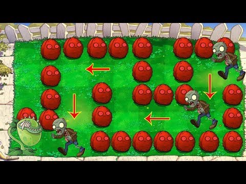 Plants vs Zombies Chomper vs Red Boom vs Zombies Hack épico PvZ