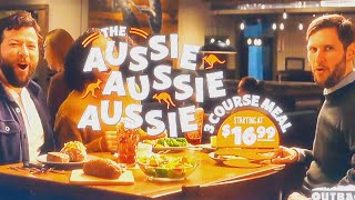 OUTBACK STEAKHOUSE | OUTBACK STEAKHOUSE COMMERCIAL | THE AUSSIE AUSSIE AUSSIE THREE COURSE MEAL \