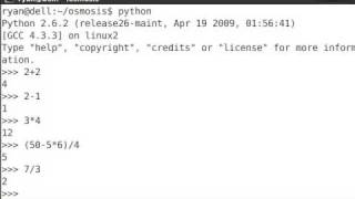 Episode 2: Using Python as a Calculator