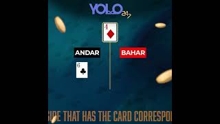 How To Play Andar Bahar #yolo247  #endlessfun #exclusivedeals #stayconnected