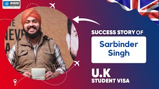 Success Story Of Sarbinder Singh | UK Student Visa