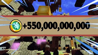 I GOT 550 BILLIONS IN TRADE😶 Using Powerful Hermes's Armor in Skyblock BlockmanGo Unli Coins