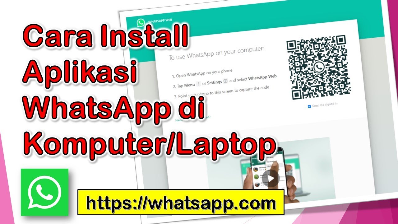 Cara Install Aplikasi WhatsApp Desktop Di Komputer/Laptop - YouTube