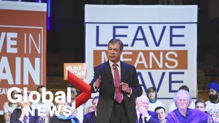 'Leave Means Leave' supporters hold rally in London