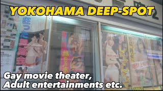 [4K]YOKOHAMA DEEP-SPOTS, gay movie theater etc. JAPAN -waking Tour- 横浜ディープスポット野毛日ノ出町福富町ソープランド街