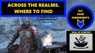 ACROSS THE REALMS FAVOR - All Ingredient Locations - God of War Ragnarok - 1080p HD