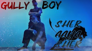 #SherAayaSher  #divine  Sher Aaya Sher | Gully boy | divine | dance choreography | ANURAG X RISHABH