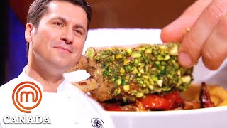 Claudio Aprile Finishes His Dish 15 Minutes Early | MasterChef Canada | MasterChef World