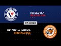 37.kolo HC Slovan Bratislava - HK Dukla INGEMA Michalovce HIGHLIGHTS