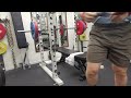 165kg comp bench testing a heavy single