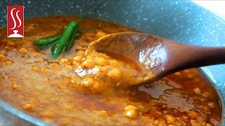 Best Ever Halwa Puri Channa (Chaney) Recipe By Sweet \u0026 Savory | Halwa Poori Walay Chole Recipe/ SS