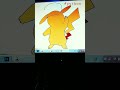 #drawing Pikachu with python code#shorts