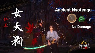 《仁王2》Won't you play some more?｜Ancient Nyotengu,  DotN P+9, Swords, No Damage