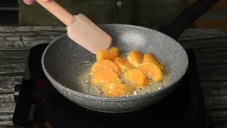 Easy-to-make Banana and Tangerine Dessert! Delicious and quick! No baking!