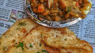 आलू कुलचा / Aalu kulcha सड़क वाले छोलें कुलचे का स्वाद ही अलग होता है।🤤