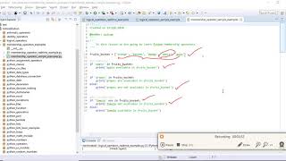 09 Python Membership Operators Basic Examples | Regularpython | Regular Python | Telugu Language
