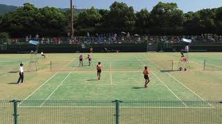 2017 全国中学校ソフトテニス大会 女子個人戦 準決勝①