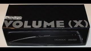 DUNLOP VOLUME X Volume Pedal Overview and Demo