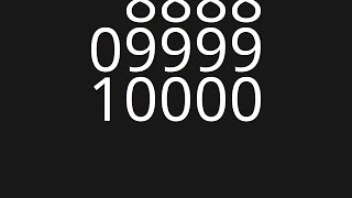 10000 Second Countdown Timer