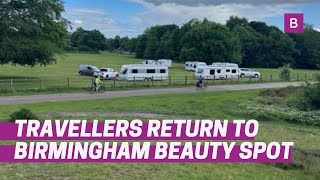 Travellers return to Birmingham beauty spot in Sutton Coldfield