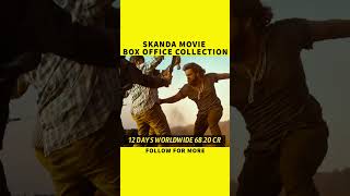 Skanda movie box office collection, Skanda box office collection worldwide, Box office collection,