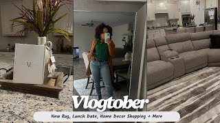 Vlogtober🍂: Reinventing myself + turning 30, Home Updates, NEW Rug, Shopping, Lunch Date + More