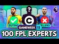 FPL GW11 EXPERT Transfer Trends & Best Captains? 🧠 100 Experts Reveal Gameweek 11 Team Plans