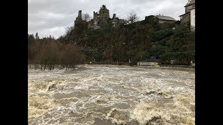 Hochwasser an der Ilz im Passauer Stadtteil Hals