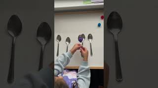 Pompom and spoon transfer kids activity
