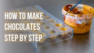 HOW TO MAKE | CHOCOLATES | COLORED BONBONS | PRALINES