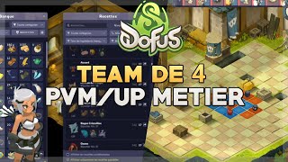 DOFUS UNITY - ENFIN LES DONJONS ET LE PVM ! ON UP CHASSEUR ET NOS METIERS CRAFTS !